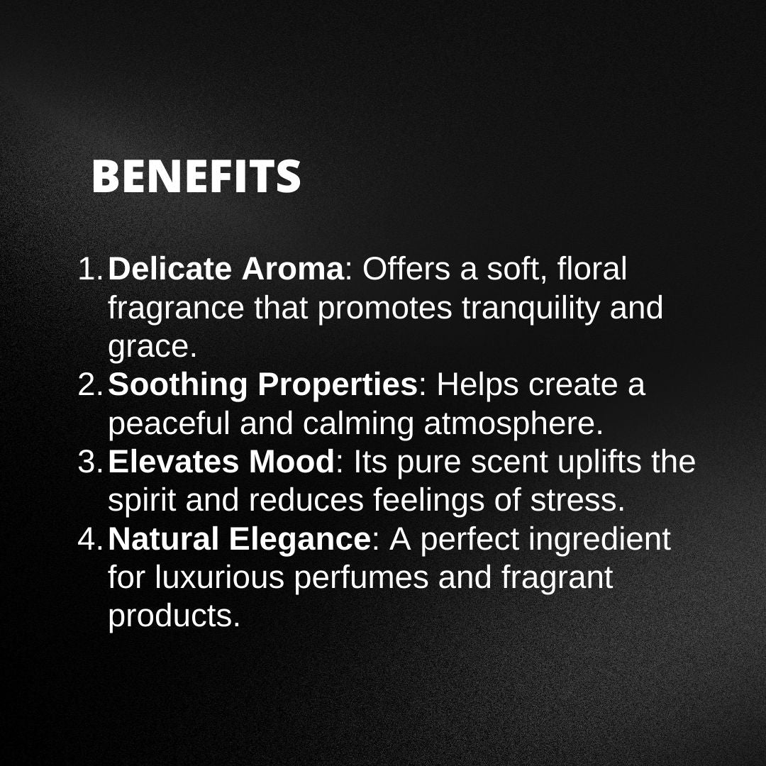 White Orchid alcohol-free perfume oil detail